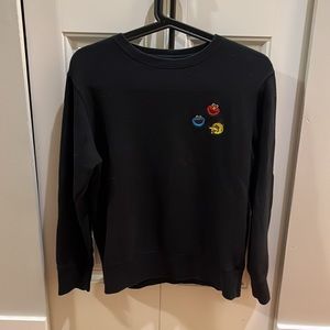Uniqlo x Kaws Pull Over In Black collaboration